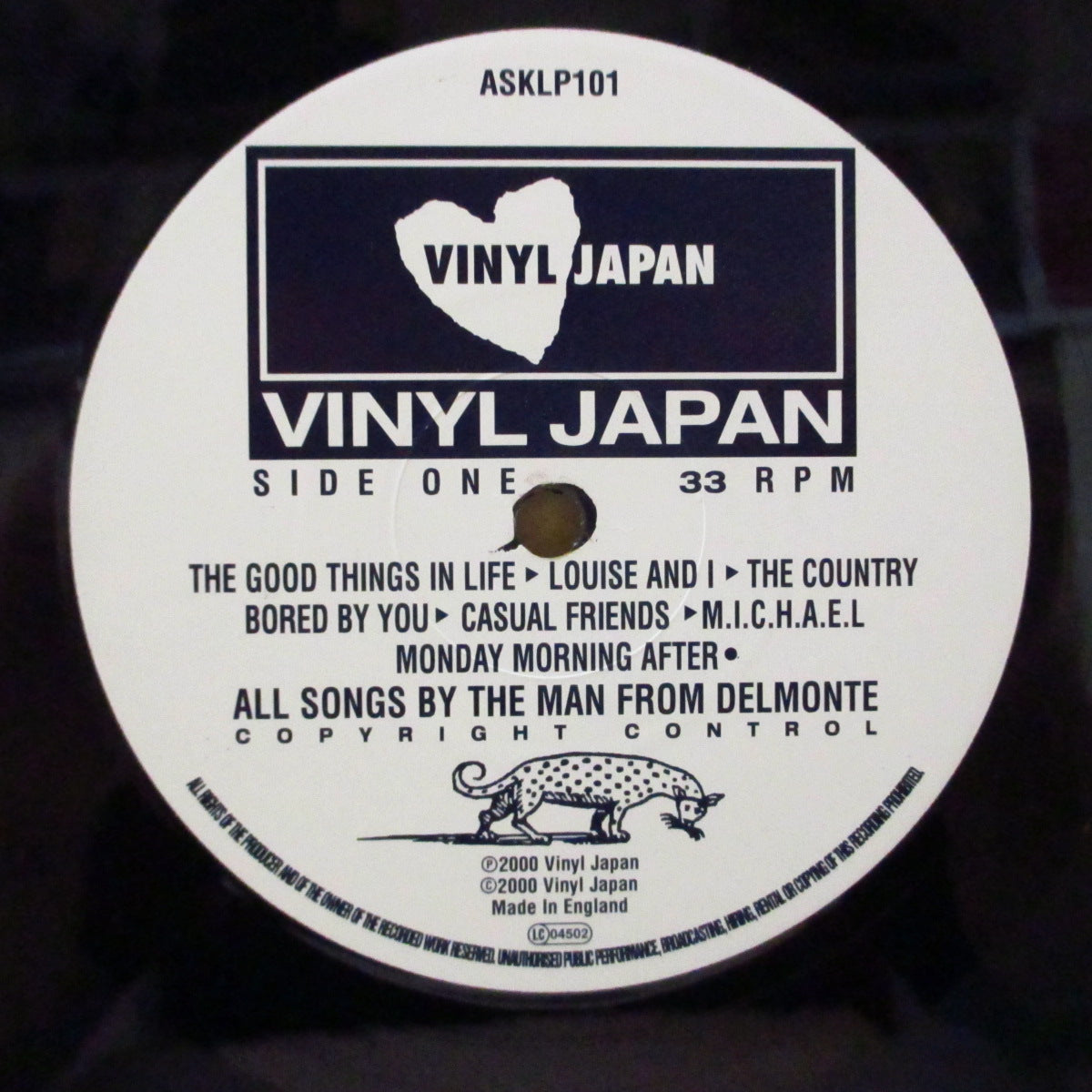 MAN FROM DELMONTE, THE (ザ・マン・フロム・デルモンテ)  - Big Noise (UK Reissue LP)