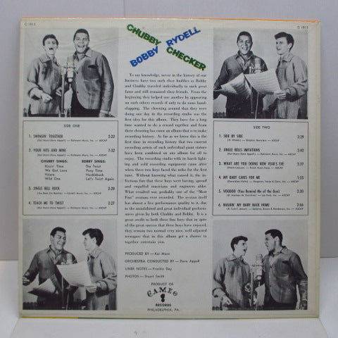 CHUBBY CHECKER & BOBBY RYDELL  (チャビー・チェッカー & ボビー・ライデル)  - Chubby Checker Bobby Rydell (US Orig,Mono LP)