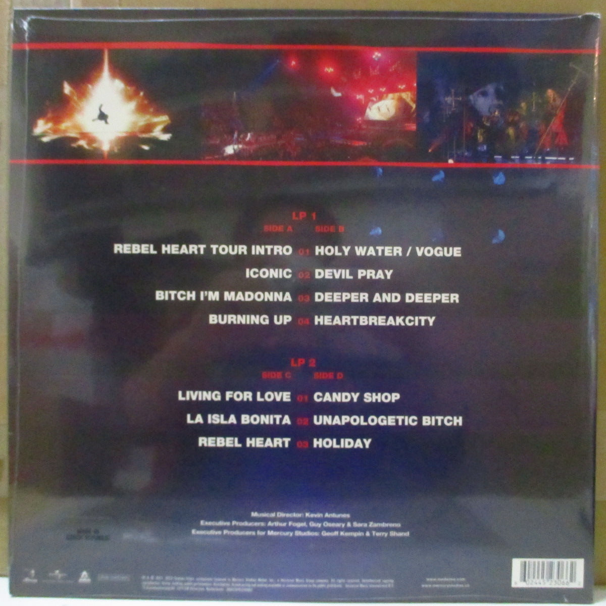 MADONNA (マドンナ)  - Rebel Heart Tour (EU 限定再発 パープルスワールヴァイナル 2xLP/ステッカー付き見開きジャケ)