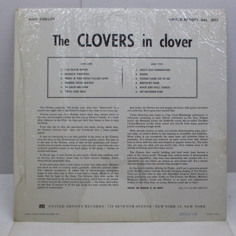 CLOVERS (クローヴァーズ)   - The Clovers In Clover (US '59 Re Mono LP/UAL-3033)