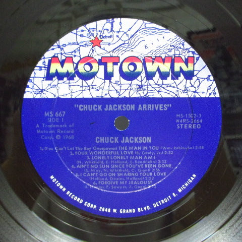 CHUCK JACKSON (チャック・ジャクソン)  - Arrives！ (US Orig.Stereo LP)