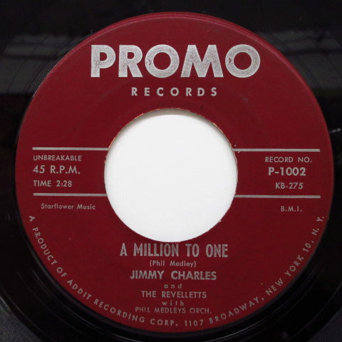 JIMMY CHARLES & REVELLETS (ジミー・チャールズ & ザ・レヴェレッツ)  - Hop Scotch Hop / A Million To One (US オリジナル 7")