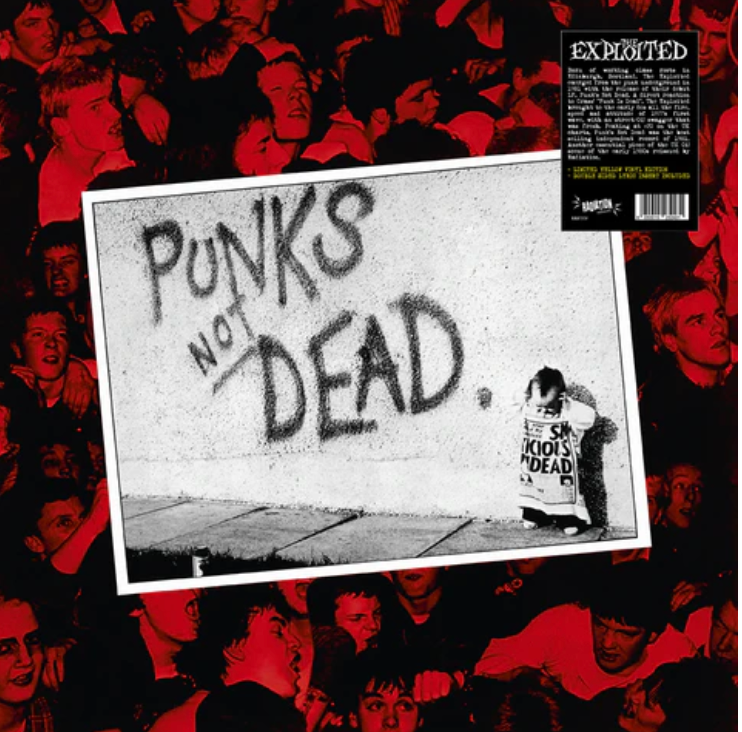 EXPLOITED, THE (ジ・エクスプロイテッド) - Punks Not Dead (Italy Ltd.Reissue Yellow Vinyl LP/ New)