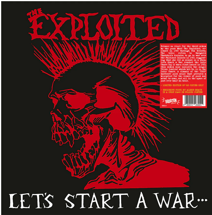 EXPLOITED, THE (ジ・エクスプロイテッド) - Let's Start A War... (Italy 500枚限定再発 LP/ New)