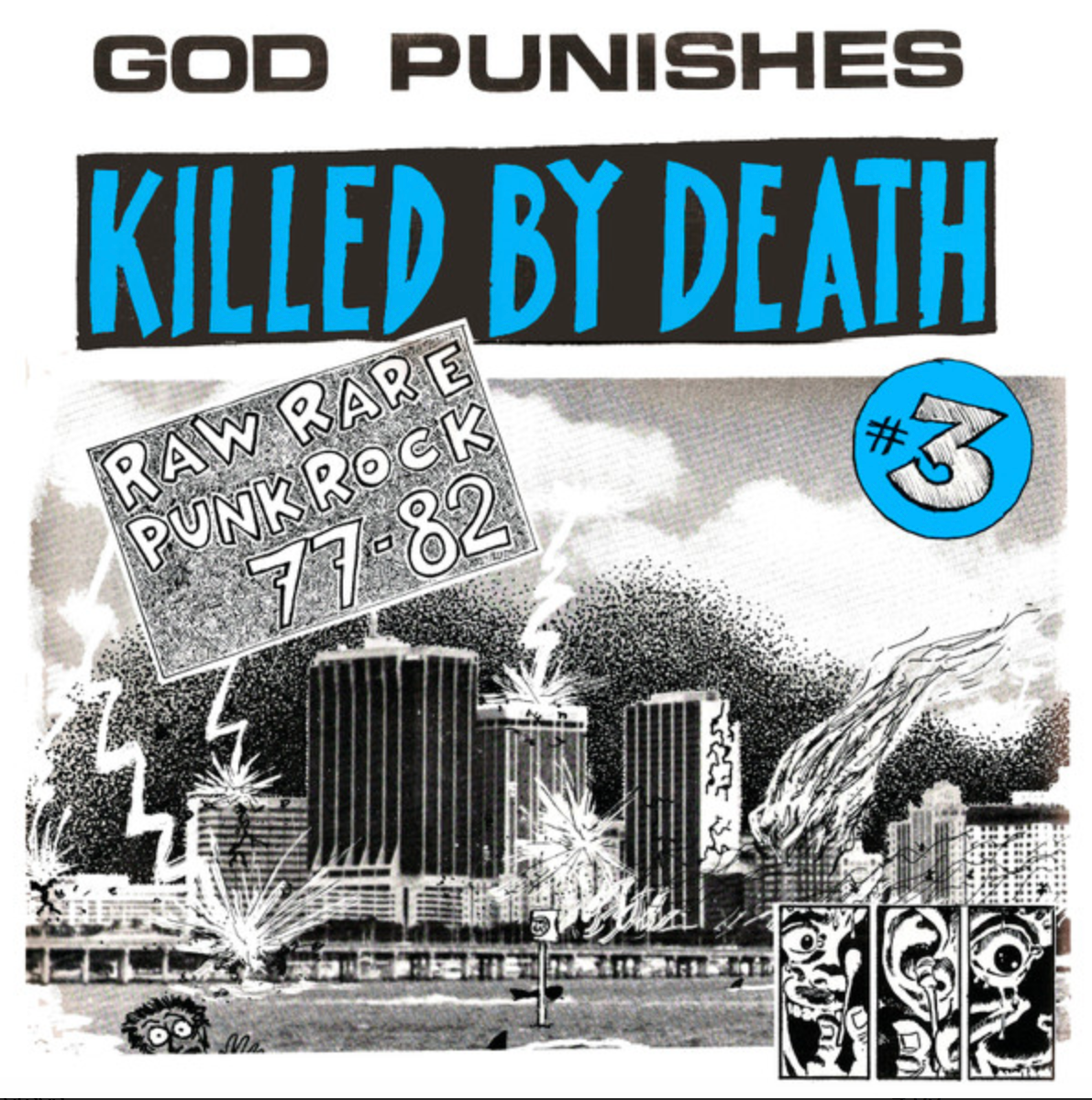 V.A. (77-82年各国レア・パンク・コンピ) - Killed By Death #3 (US 限定再発「ブラックヴァイナル」LP / New)