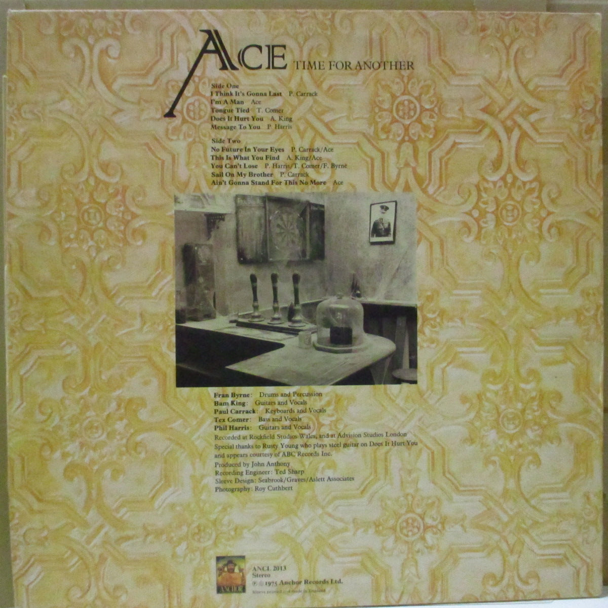 ACE (エース)  - Time For Another (UK オリジナル LP/ノーマル光沢ジャケ)