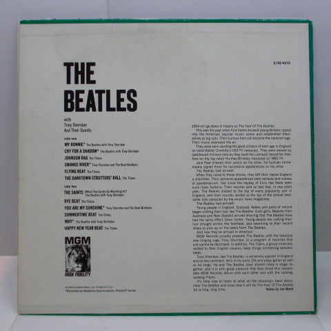 BEATLES (ビートルズ)  - Beatles With Tony Sheridan & Guests (US オリジナル「モノラル」LP)