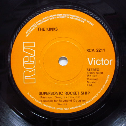 KINKS - Supersonic Rocket Ship (UK Orig.Flat Center)