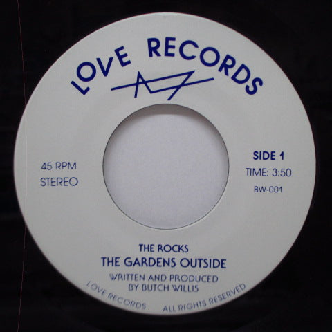 (Butch Willis & )ROCKS, THE (ブッチ・ウイリス & ザ ・ロックス) - The Gardens Outside (US オリジナル 7"「廃盤 New」) '83年自主レーベルからのファーストシングル！