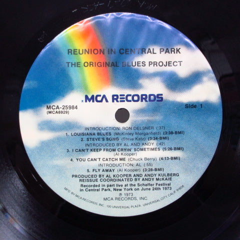 BLUES PROJECT (ブルース・プロジェクト)  - Reunion In Central Park (US:80's Re 1xLP)