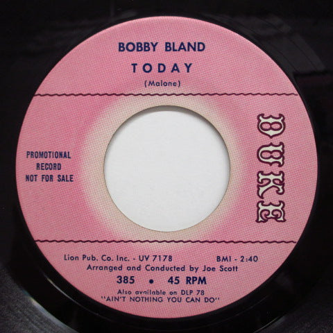 BOBBY BLAND (ボビー・ブランド)  - These Hands(Small But Mighty) (Promo)