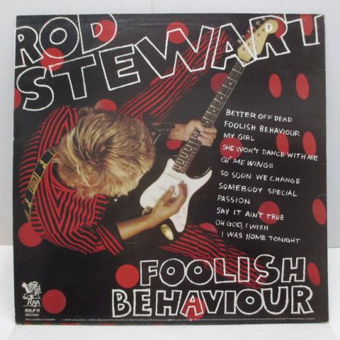 ROD STEWART (ロッド・スチュワート)  - Foolish Behaviour (UK Orig.LP＋Inner/No Poster)