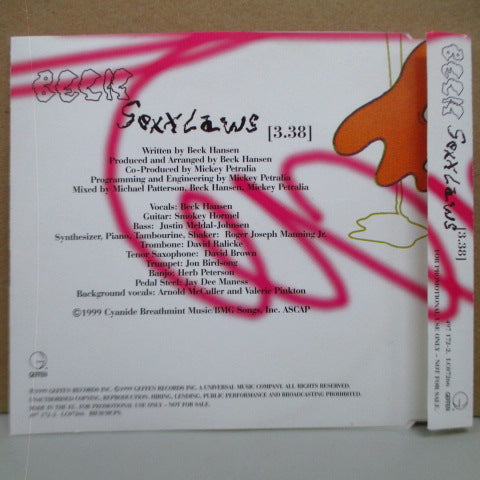 BECK-Sexx Laws (EU Promo.CD)
