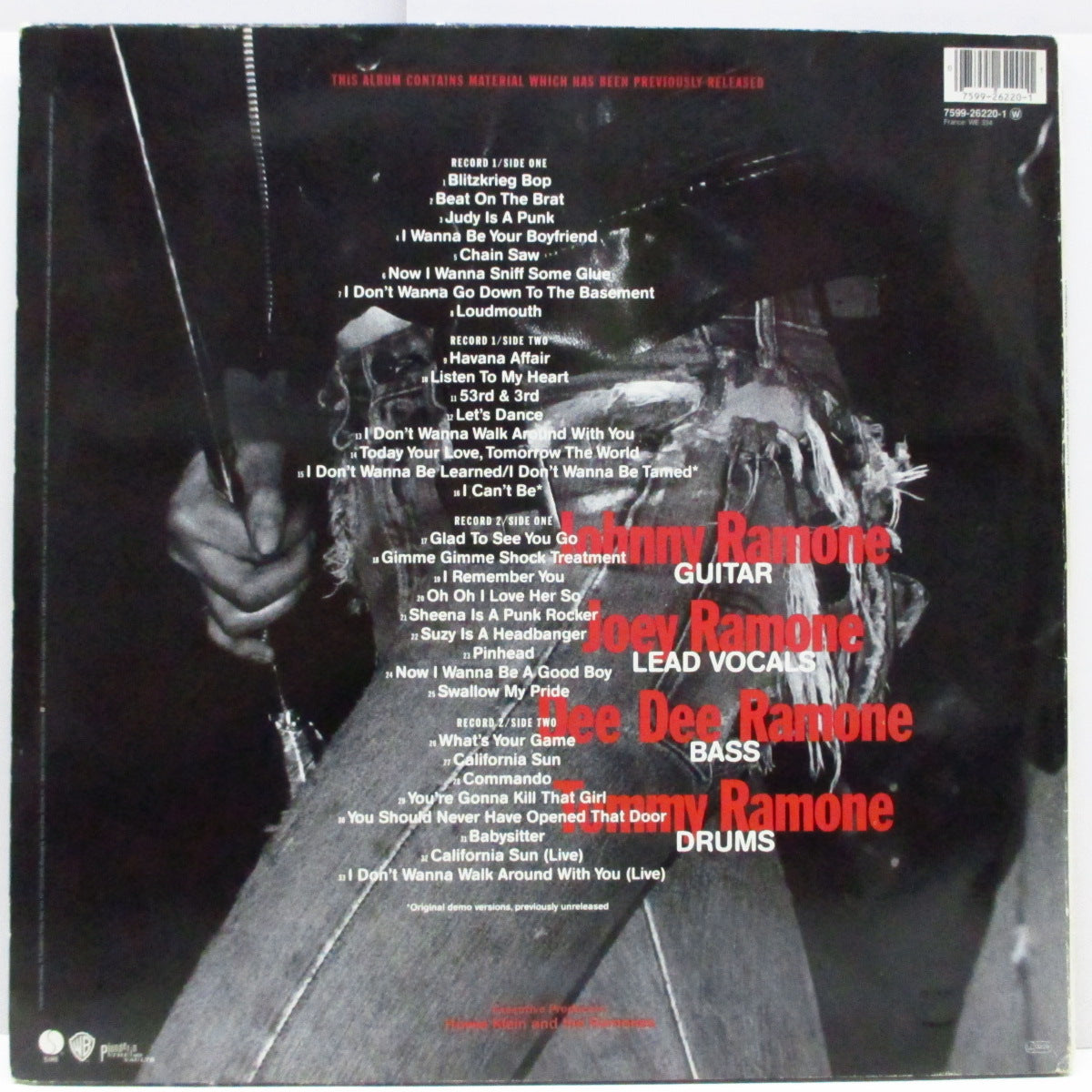 RAMONES (ラモーンズ)  - All The Stuff (And More) Vol.1(EU オリジナル 2xLP+インナー)