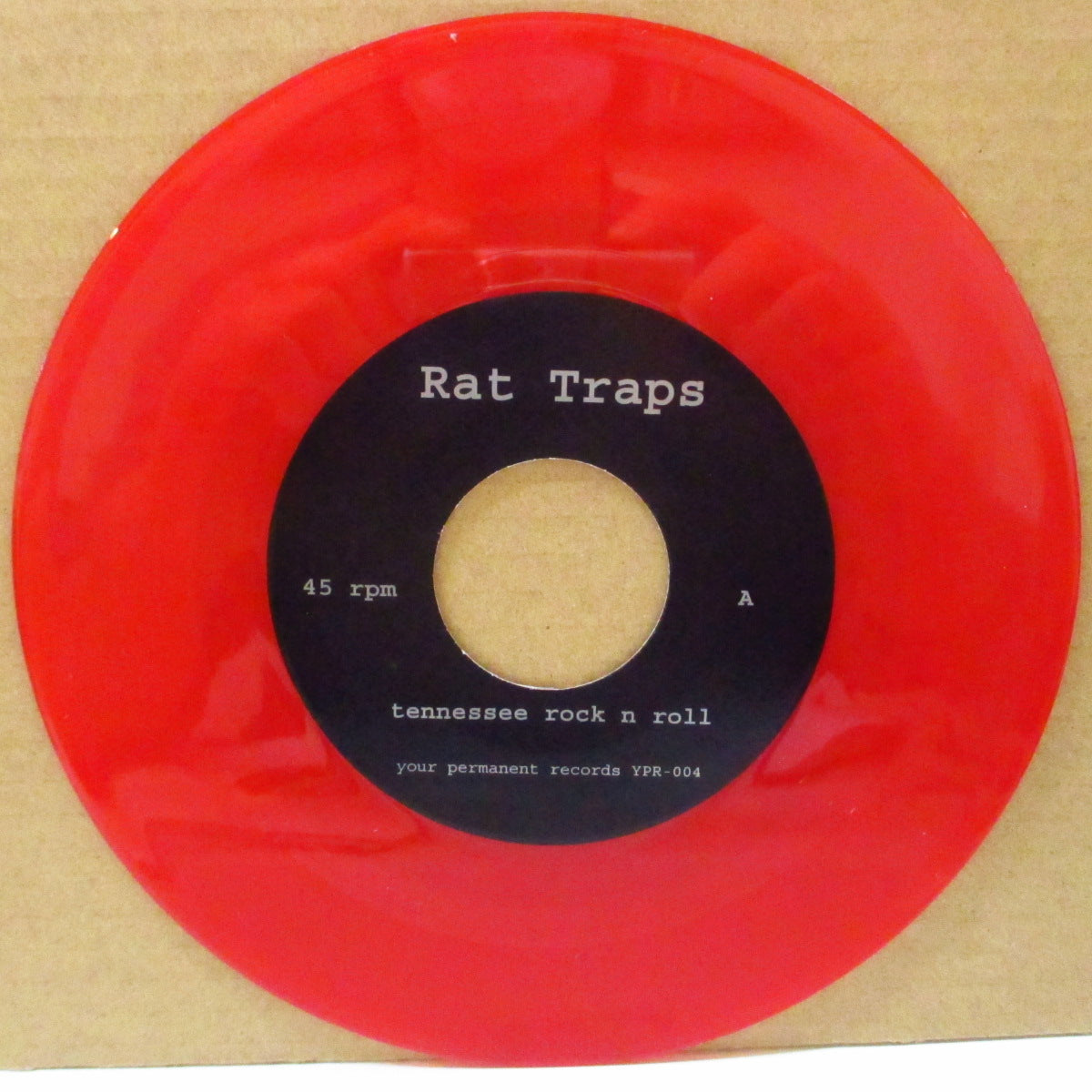 RAT TRAPS (ラット・トラップス)  - Tenessee Rock 'N' Roll (US 2nd Press.Red Vinyl 7")
