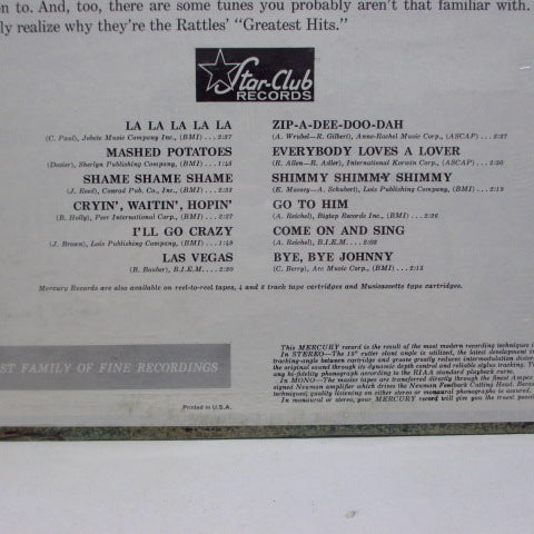 RATTLES - Rattles Greatest Hits "New Recording"  (US Orig.Stereo LP)