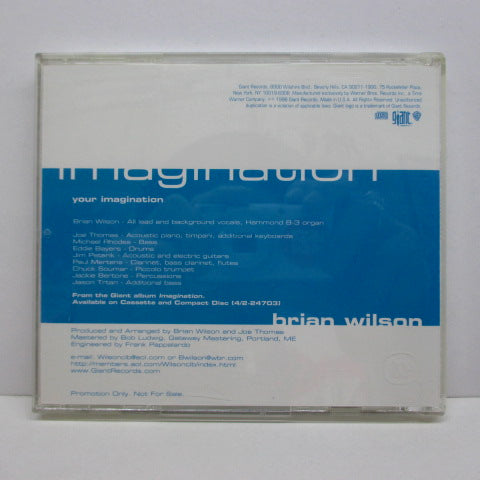 BRIAN WILSON (ブライアン・ウィルソン)  - Your Imagination (US PROMO CD Single)