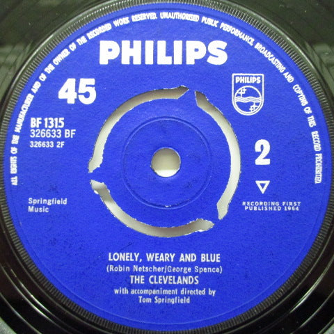 CLEVELANDS - Big Town / Lonley, Weary And Blue (UK Orig.7")