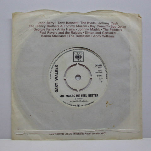 GARY WALKER (ゲイリー・ウォーカー)  - Twinkie-Lee (UK Promo 7"+CS)