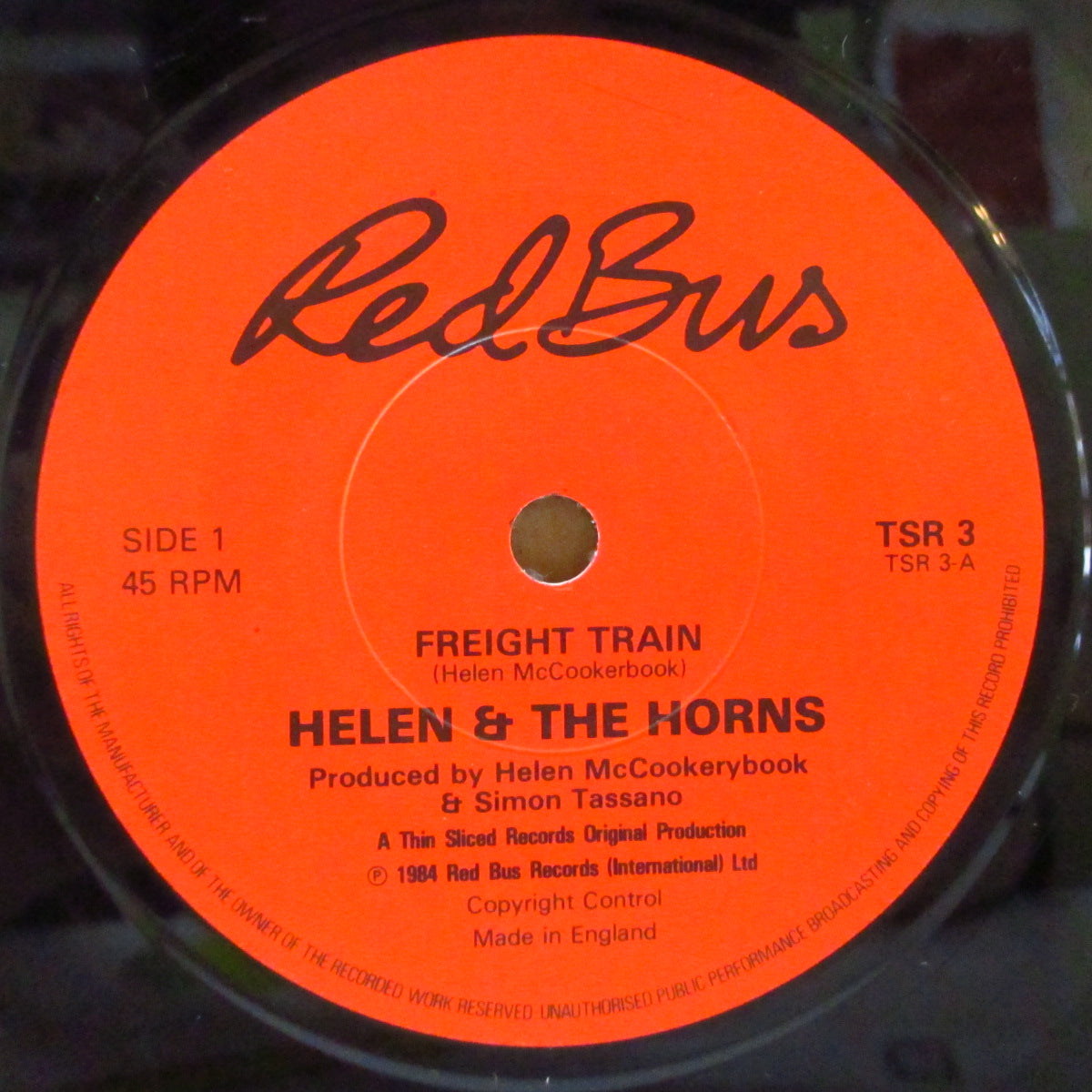 HELEN & THE HORNS (ヘレン・アンド・ザ・ホーンズ)  - Freight Train (UK オリジナル 7"/イエロージャケ) 
