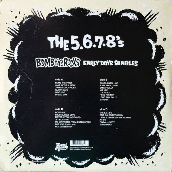 5.6.7.8’S (ザ・ファイブ・シックス・セブン・エイツ)  - BOMB THE ROCKS / Early Days Singles 1989-1996  (UK 500枚限定再発 2xLP/New)  初期コンピ27曲！