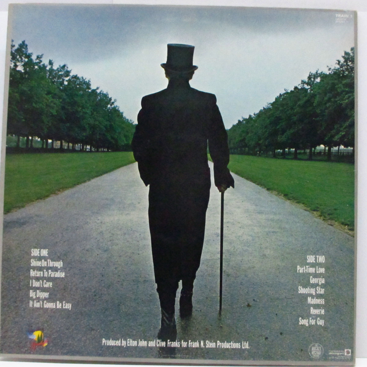 ELTON JOHN (エルトン・ジョン)  - A Single Man (UK オリジナル LP/見開きスリーブ)