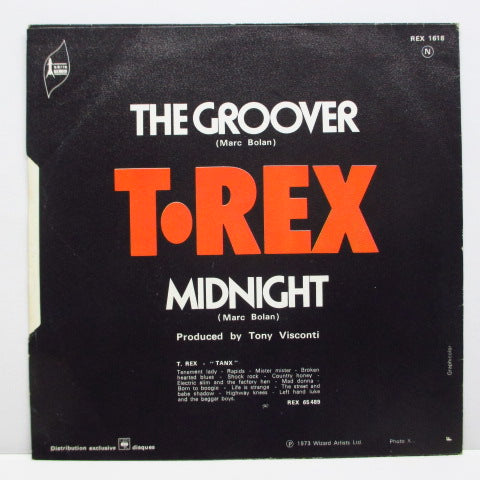 T.REX (Ｔ・レックス) - The Groover (France オリジナル 7"/絹目ソフト紙ジャケ)