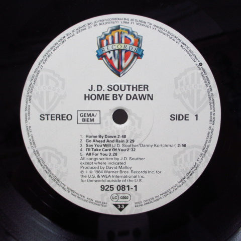 J.D.SOUTHER (JOHN DAVID SOUTHER)  (J.D.サウザー/ジョン・デヴィッド・サウザー)- Home By Dawn (GERMAN Orig.)