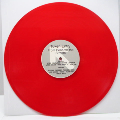 TOKEN ENTRY (トークン・エントリー) - From Beneath The Streets (US Re Red Vinyl LP)