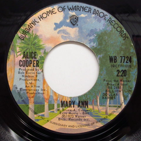 ALICE COOPER (アリス・クーパー)  - Billion Dollar Babies (US Orig.7")