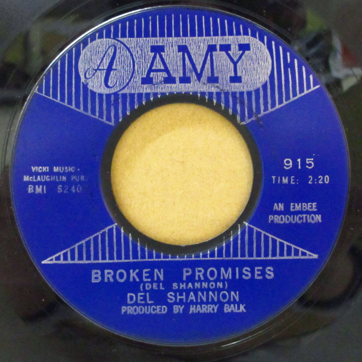 DEL SHANNON (デル・シャノン)  - Keep Searchin' (US Orig.Blue Plastic Label 7")
