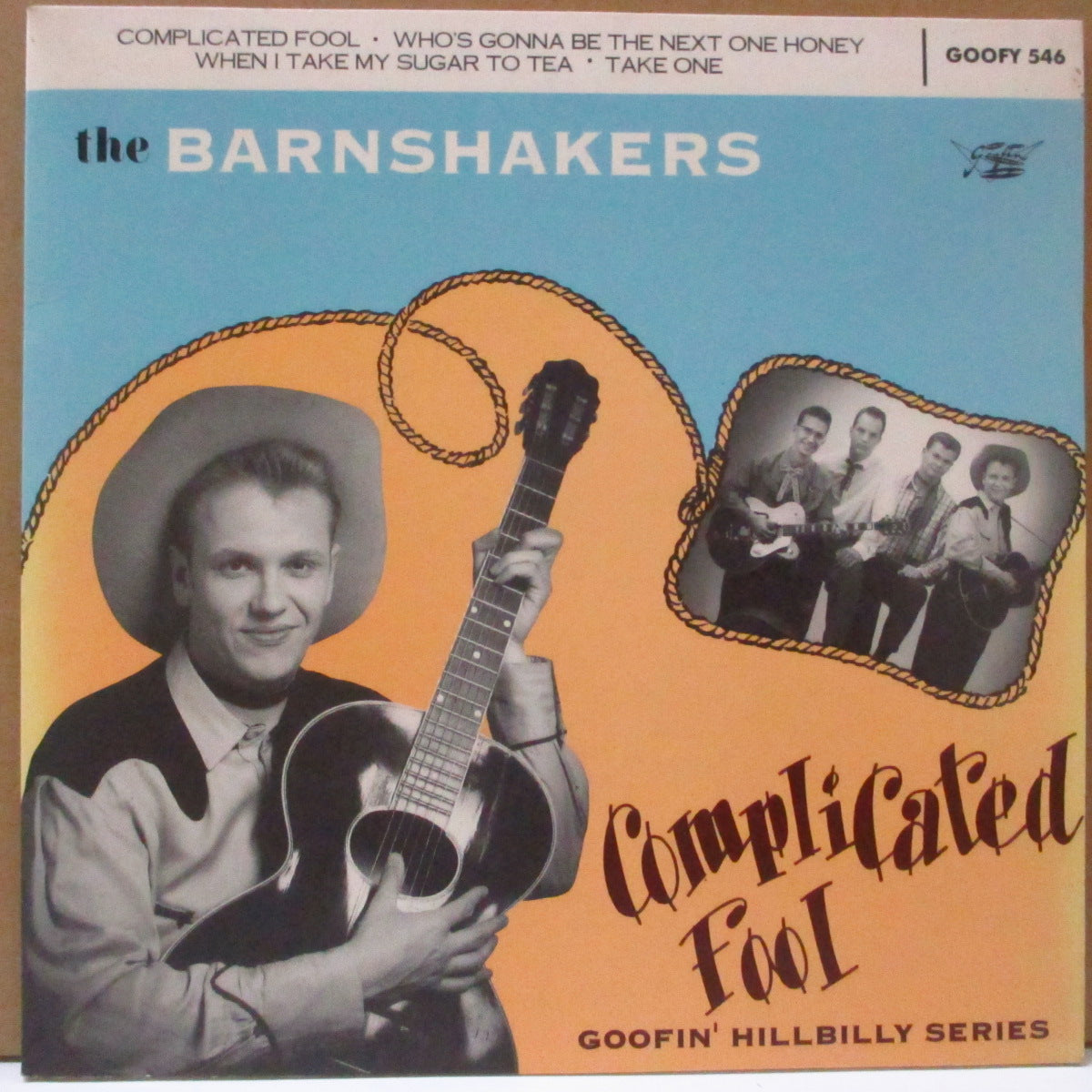 BARNSHAKERS, THE (ザ・バーンシェイカーズ)  - Complicated Fool +3 (Finland オリジナル 7"+インサート)