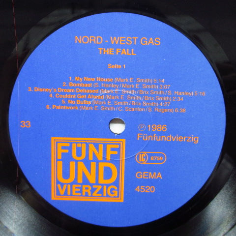 FALL, THE-Nord-West Gas (German Orig.LP / Orange & Blue Lbl.)