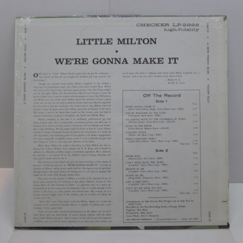 LITTLE MILTON (リトル・ミルトン) - We're Gonna Make It (US 60's Reissue Stereo LP)