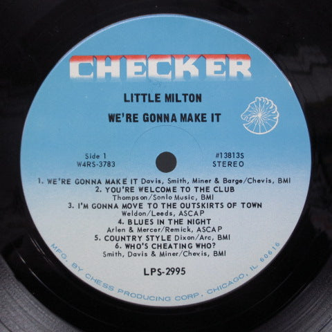 LITTLE MILTON (リトル・ミルトン) - We're Gonna Make It (US 60's Reissue Stereo LP)