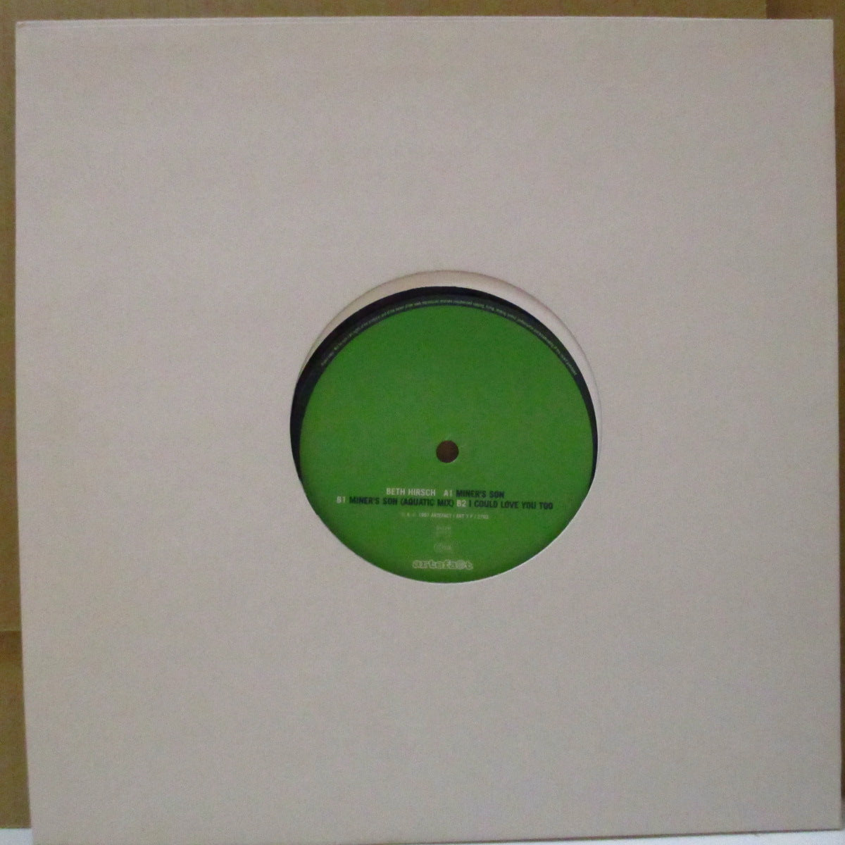 BETH HIRSTH (ベス・ハーシュ)  - Miner's Son (France Orig.10"/Die-Cut CVR)