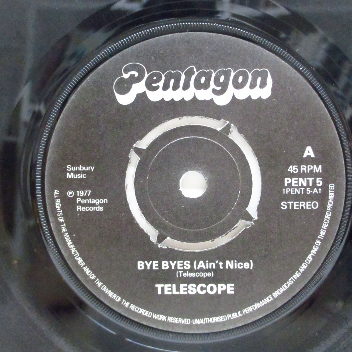 TELESCOPE (テレスコープ)  - Bye Byes Ain't Nice (UK Orig.7")