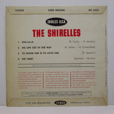 SHIRELLES - Sha-La-La +3  (France Orig.EP/CFS)