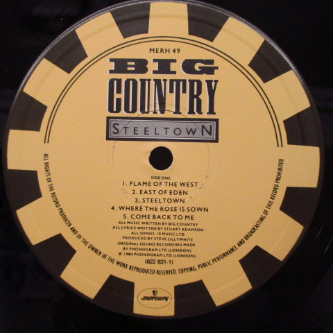 BIG COUNTRY - Steeltown (UK Orig.LP+Inner)