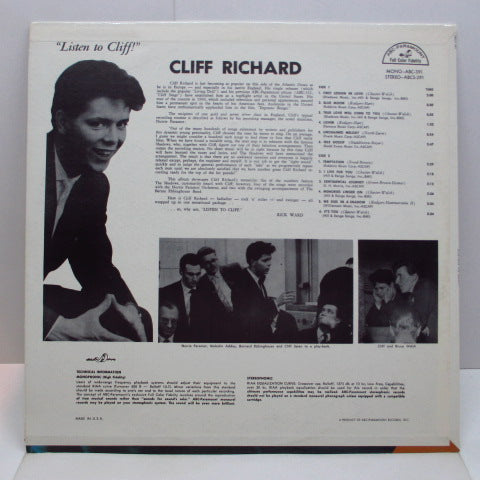 CLIFF RICHARD ＆ THE SHADOWS (クリフ・リチャード & ザ- シャドウズ) - Listen To Cliff (US 60's 2nd Press Stereo LP)