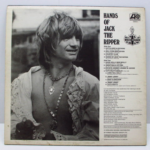 LORD SUTCH AND HEAVY FRIENDS (スクリーミング・ロード・サッチ) - Hands Of Jack The Ripper (UK Orig.LP/Matte CVR)