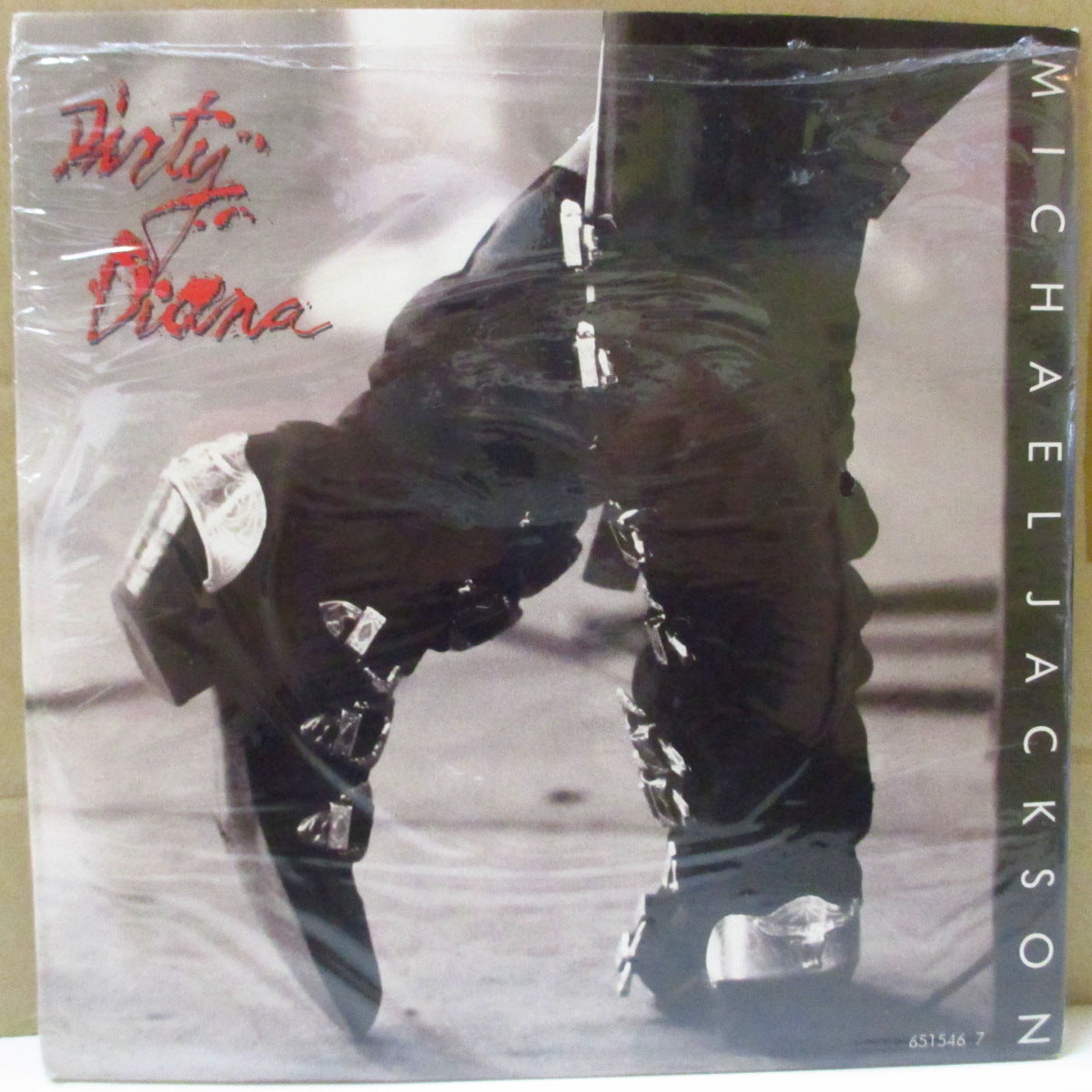 MICHAEL JACKSON (マイケル・ジャクソン)  - Dirty Diana (UK オリジナル「紙ラベ」7"+限定紙製スタンドアップ・フィギュア/光沢固紙ジャケ)