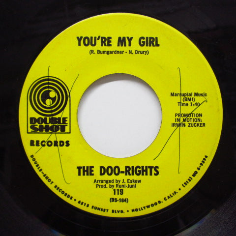DOO-RIGHTS - You're My Girl / Jingle Jangle