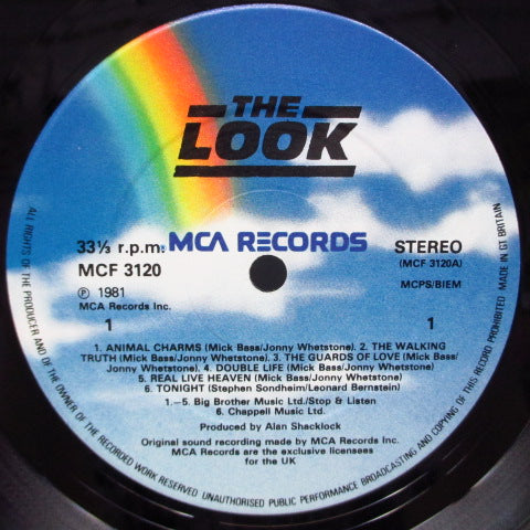 LOOK, THE (ザ・ルック) - S.T. [1st] (UK Orig.LP+Insert/Stickered CVR)