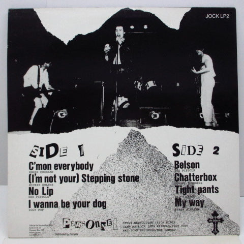 SID VICIOUS (シド・ヴィシャス) - Live At The Electric Ballroom London (UK オリジナル LP) シドNYCに移住直前のライブ！