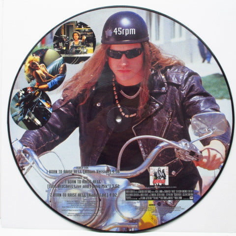 MOTORHEAD With Ice-T And Whitfield Crane (モーターヘッド・ウィズ・アイス T & ウィットフィールド・クレーン)- Born To Raise Hell +2 (UK 限定ピクチャー 12"+インサート、PVC)