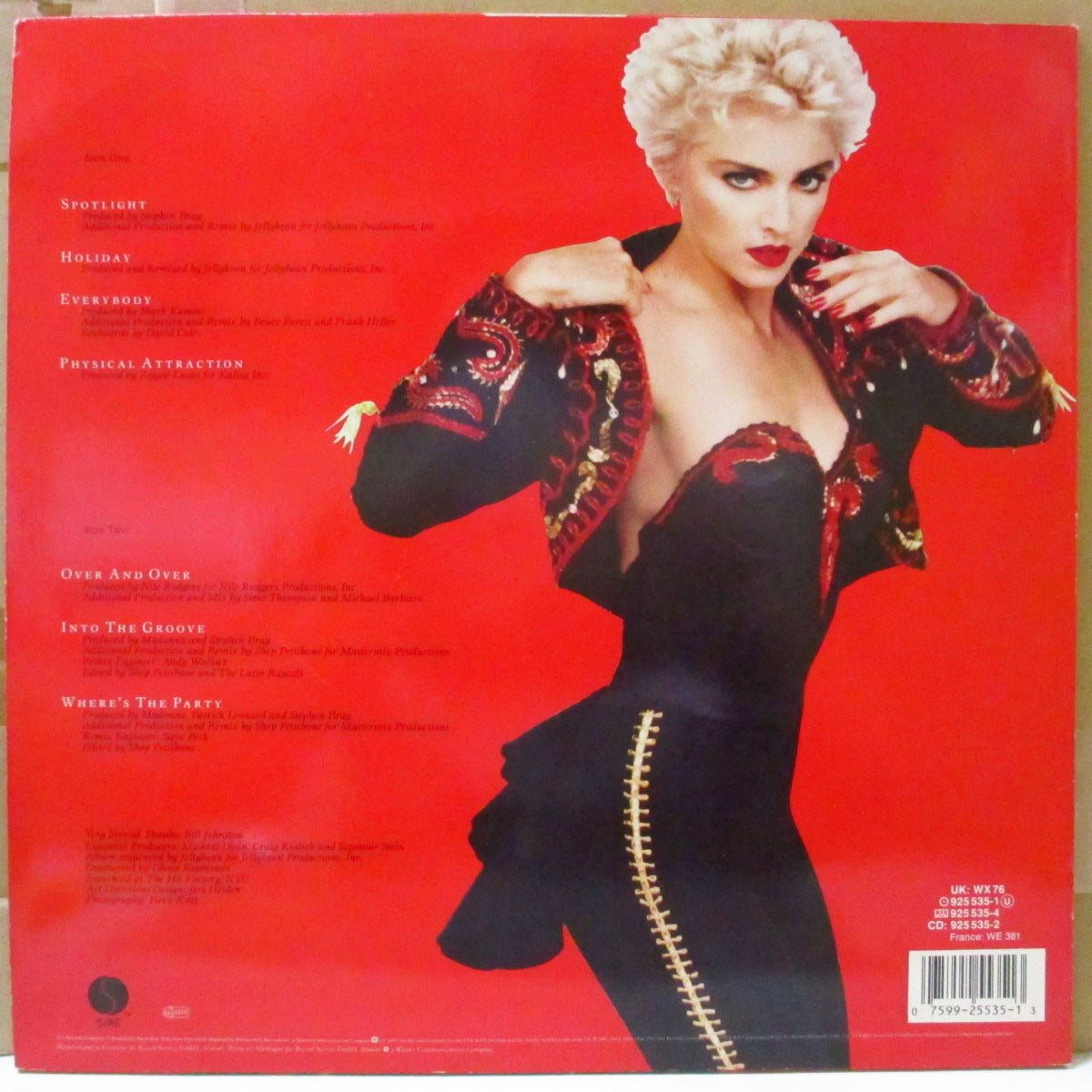 MADONNA (マドンナ)  - You Can Dance (EU オリジナル LP+ポスター, ステッカー付きジャケ)