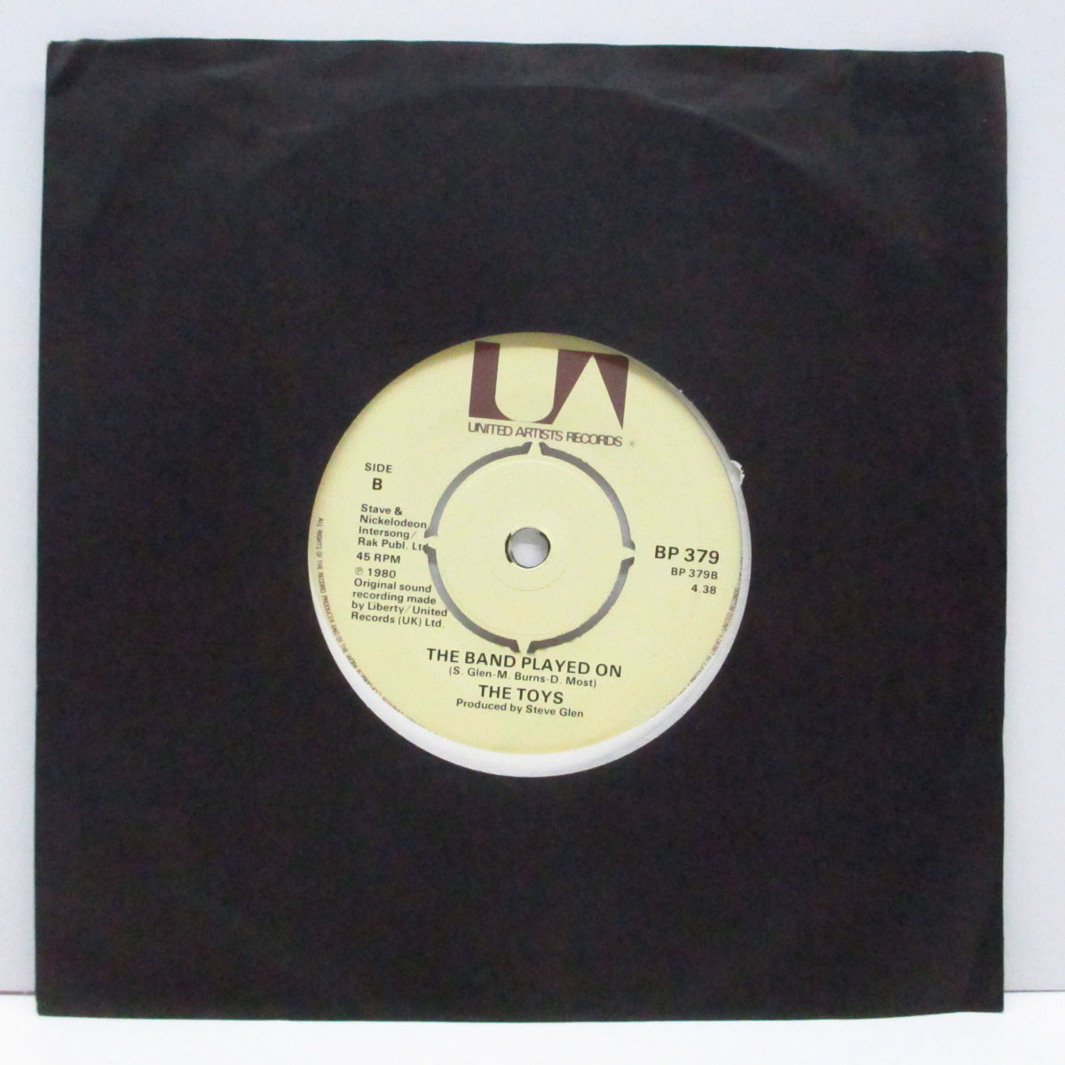 TOYS, THE (トイズ)  - The Band Played On (UK Orig.7")
