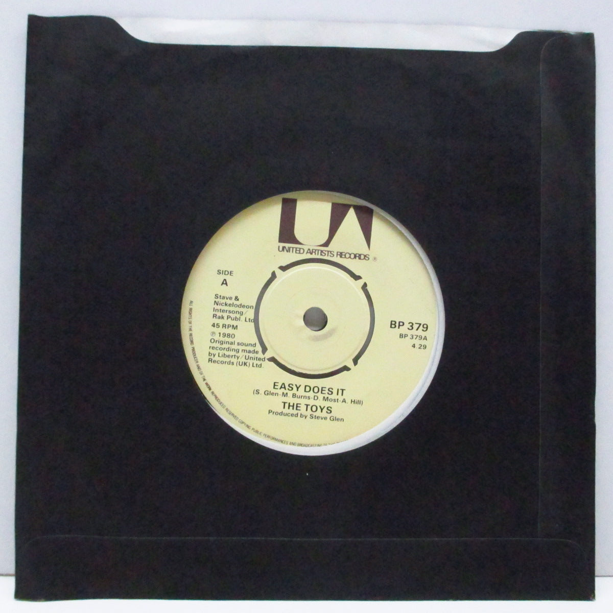 TOYS, THE (トイズ)  - The Band Played On (UK Orig.7")