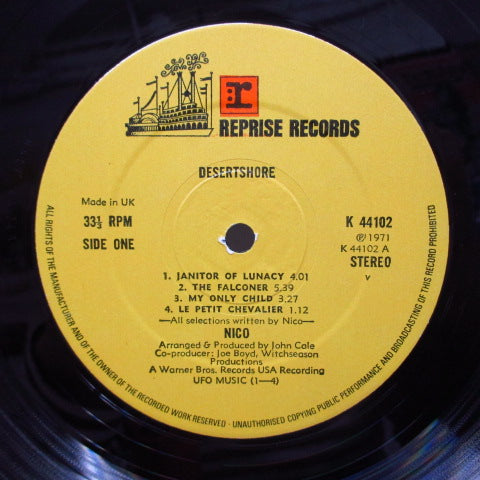 NICO (ニコ)  - Desertshore (UK 70's Reissue/Textured Sleeve)